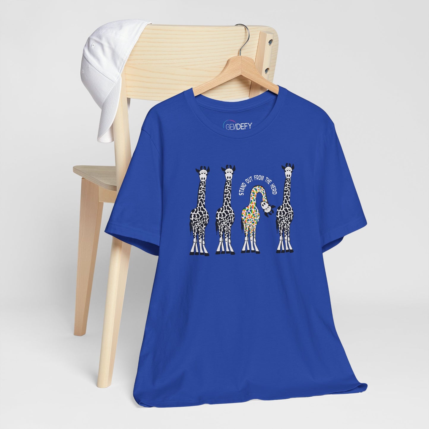 Giraffe - Stand Out From the Herd | Adult Tee