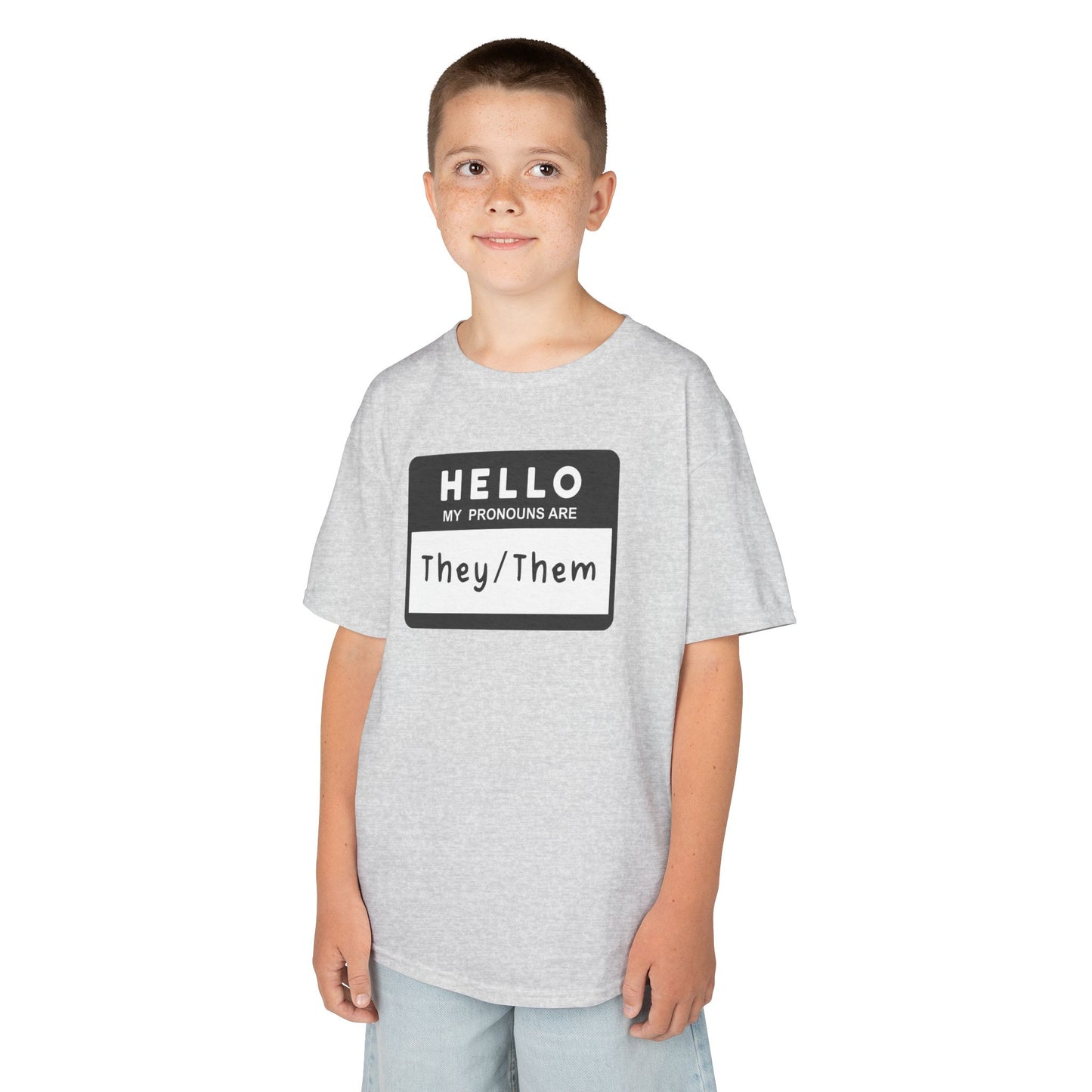 Hello, My Pronouns Are They/Them | Youth T-Shirt