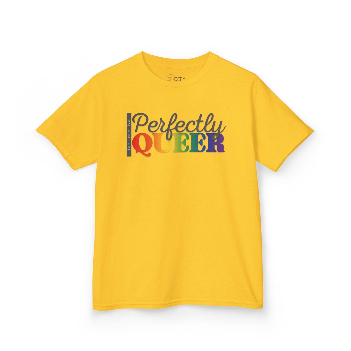 Let Me Be Perfectly Queer | Kids Heavy Cotton T-Shirt