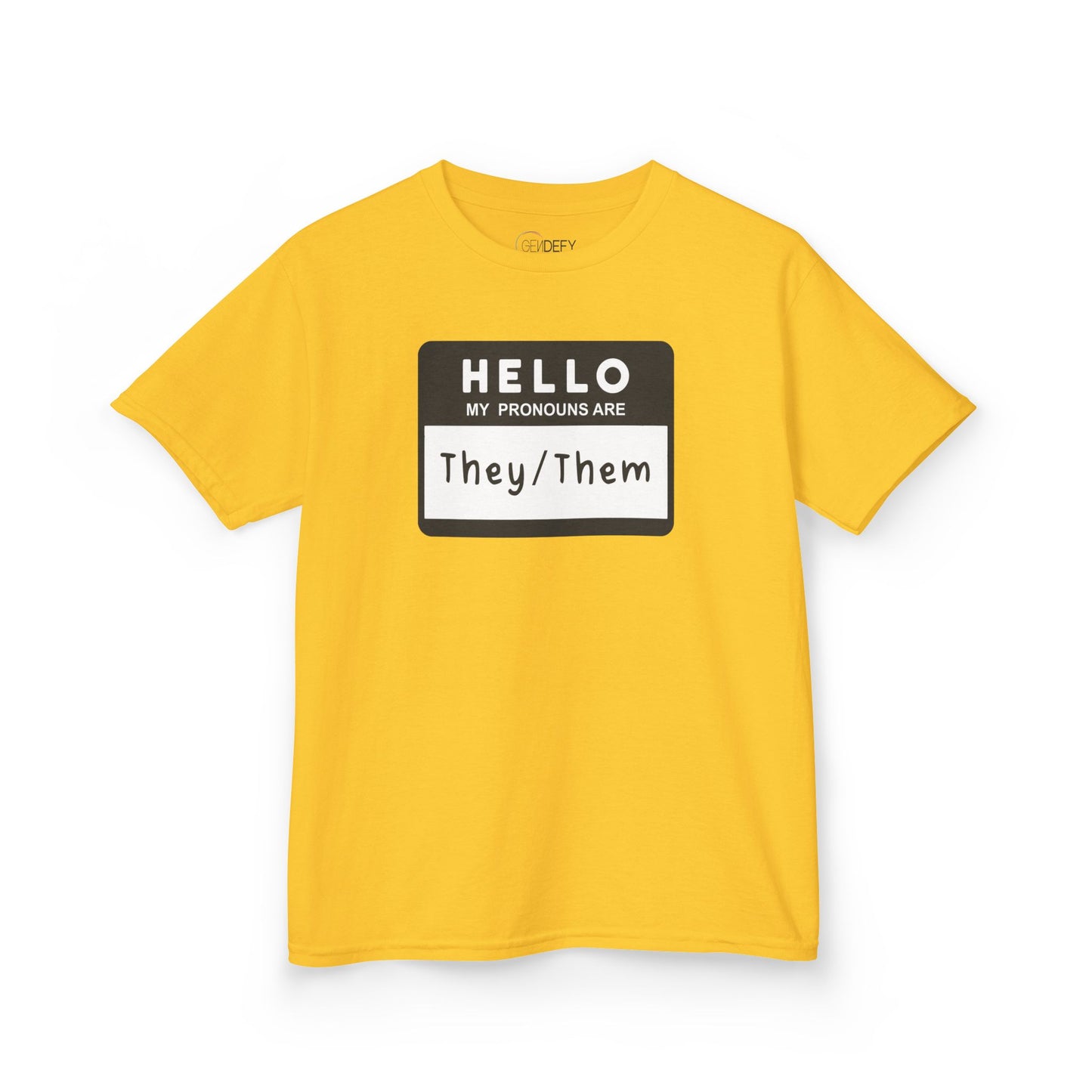 Hello, My Pronouns Are They/Them | Youth T-Shirt