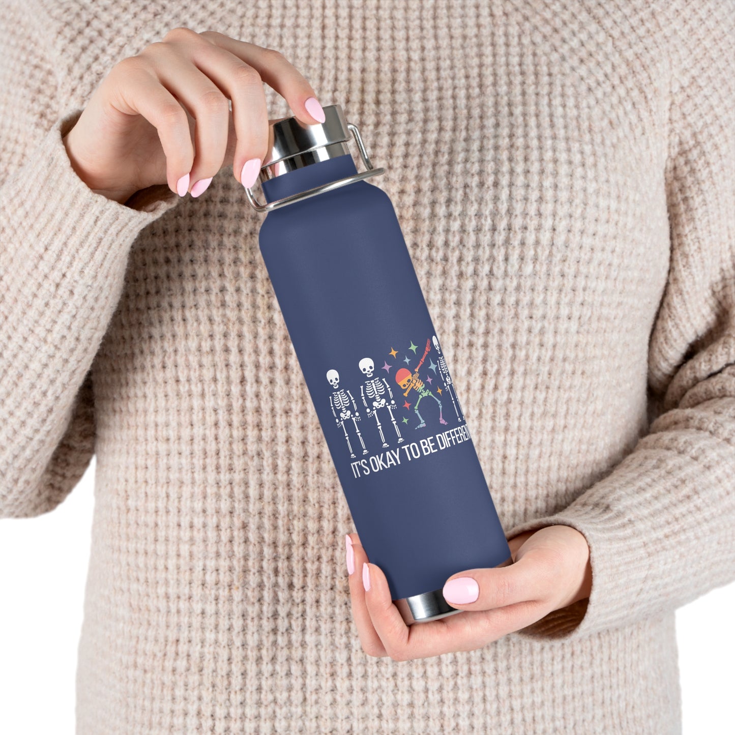 It’s OK to Be Different | Copper Vacuum Insulated Bottle (22oz)
