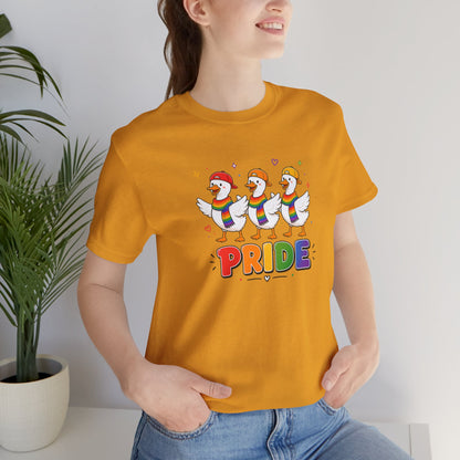 PRIDE Flock Rainbow Geese | Adult Tee