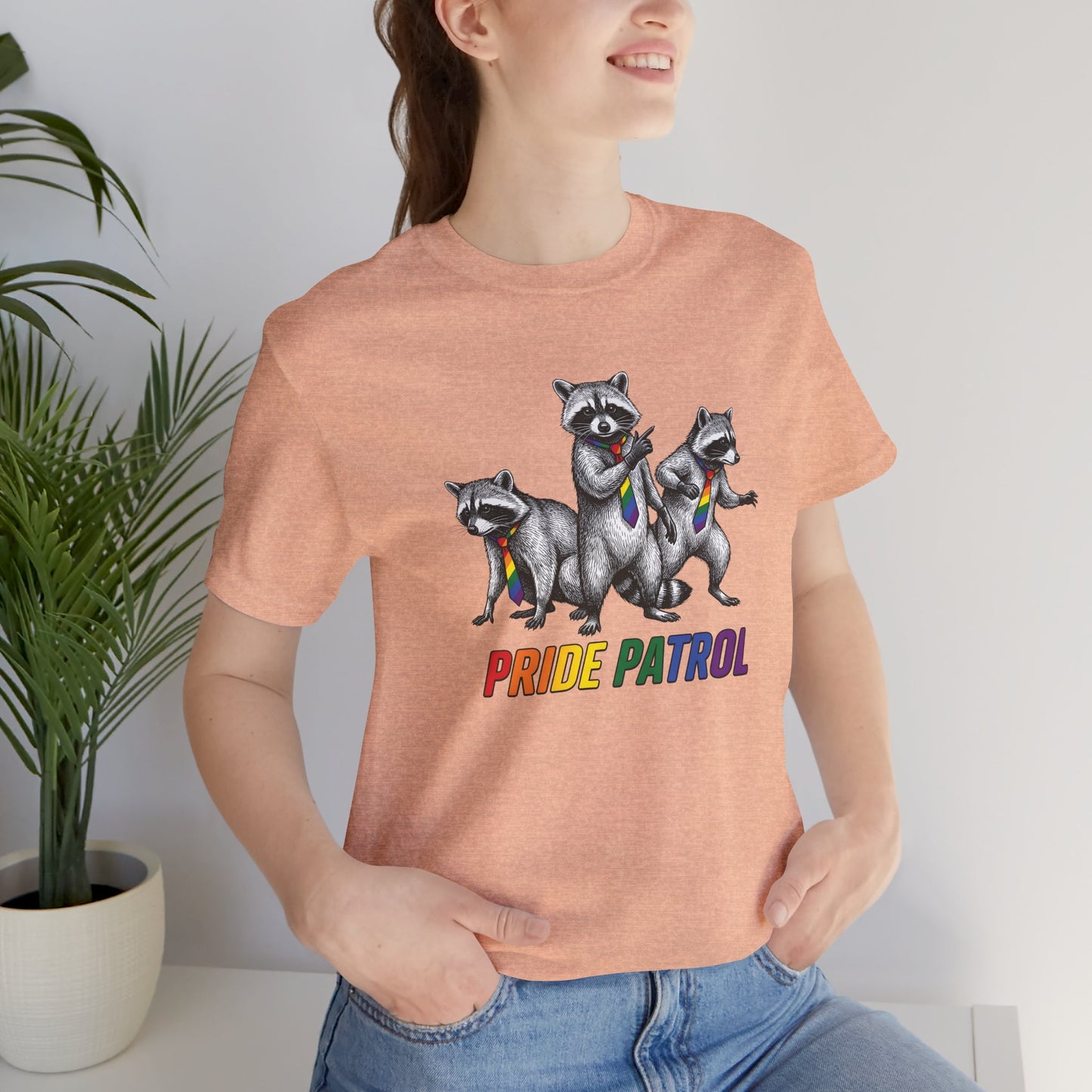 Rainbow Raccoon Pride Patrol — Adult Tee