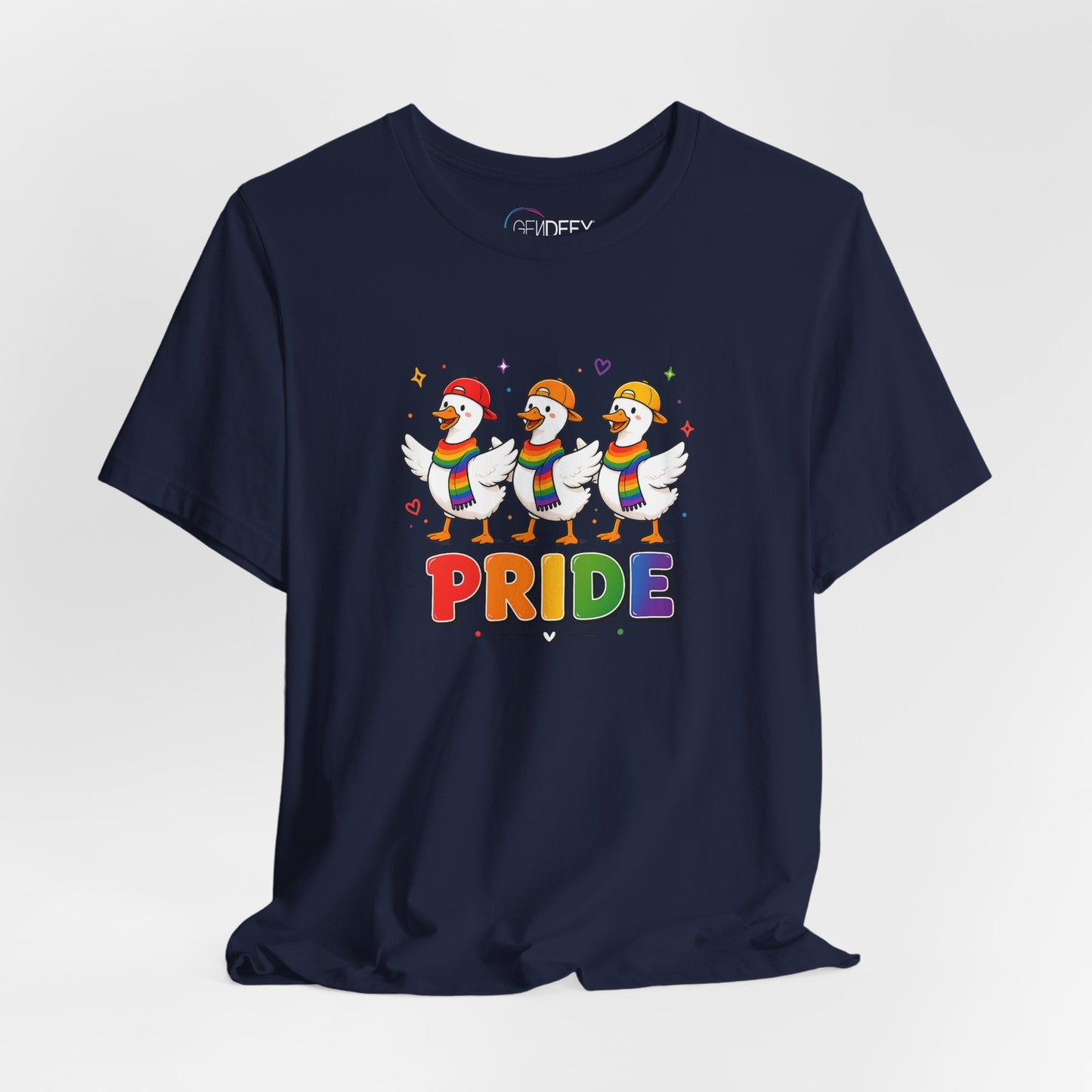 PRIDE Flock Rainbow Geese | Adult Tee