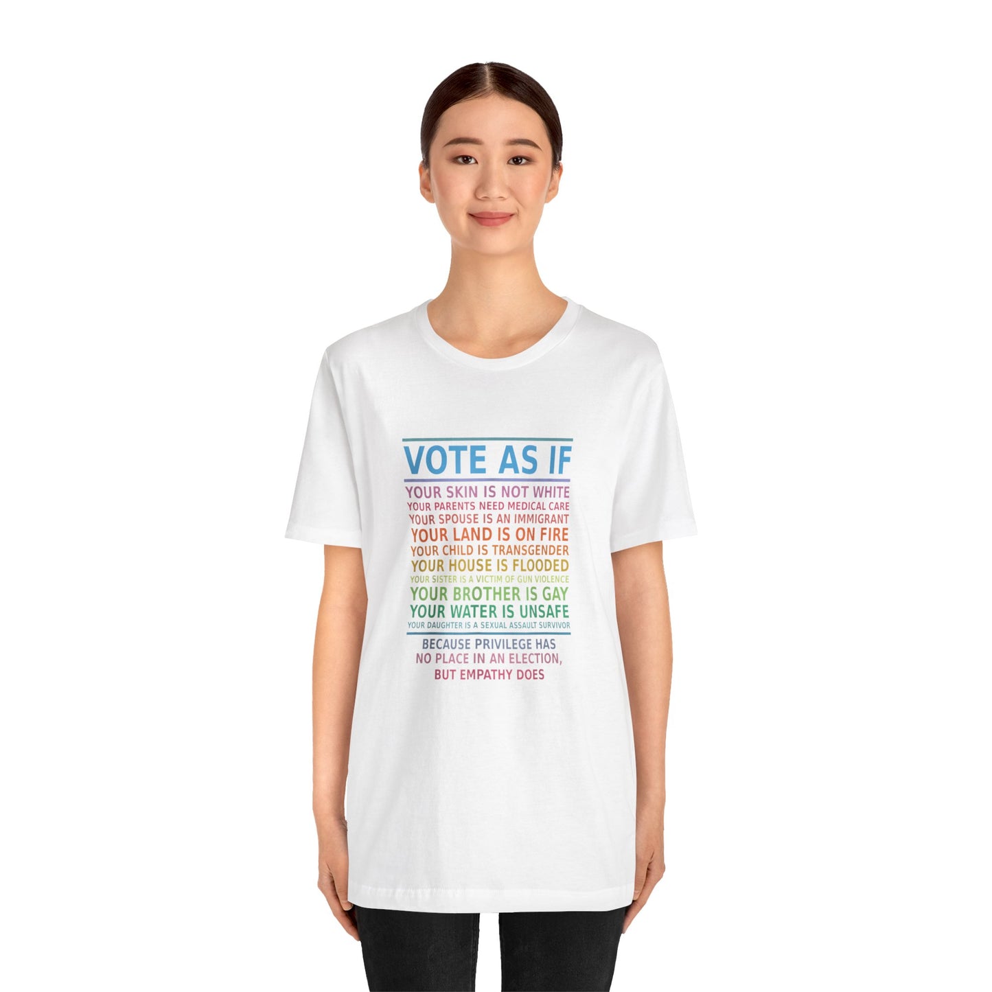 Vote With Empathy | Adult T-Shirt