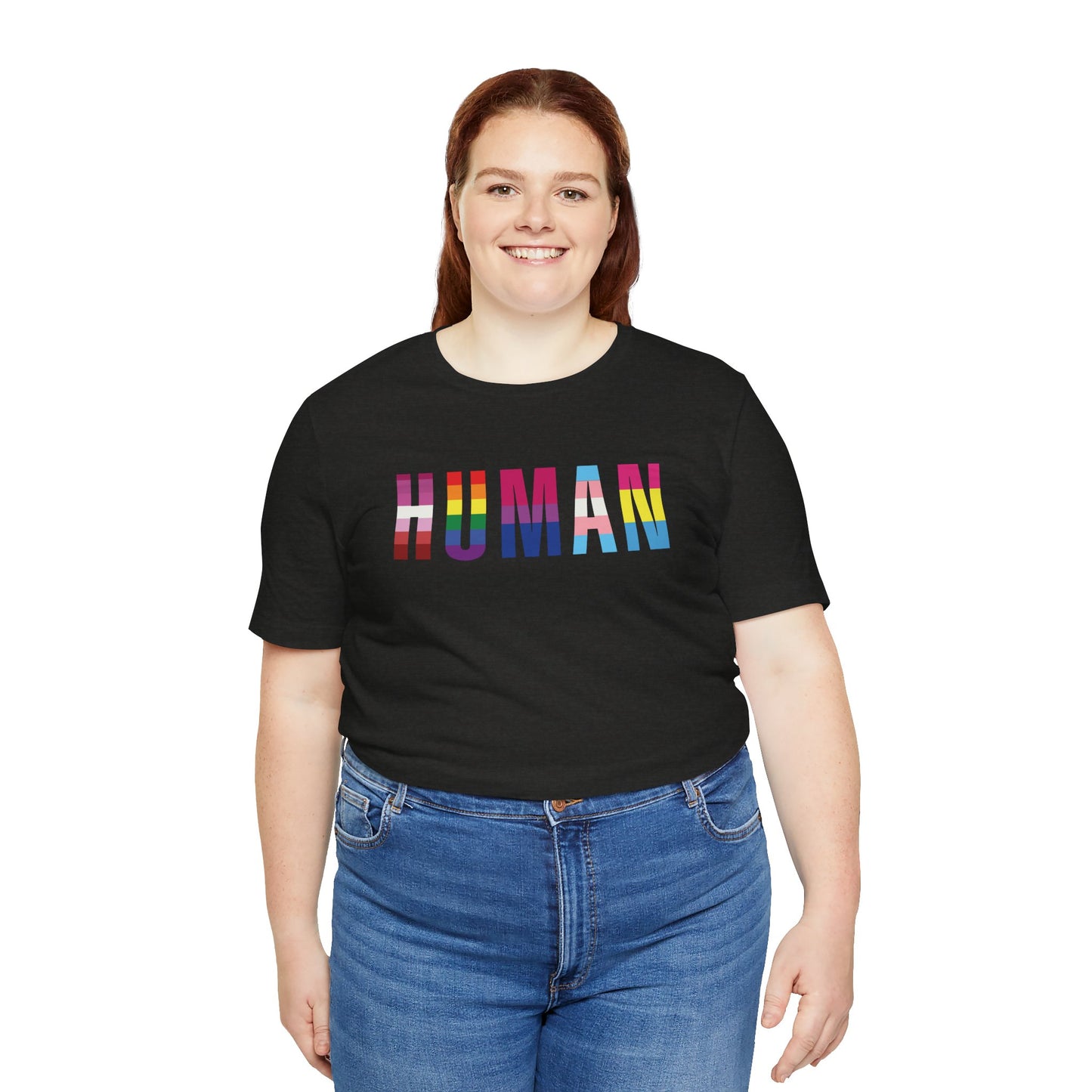 HUMAN Pride Flag - T-Shirt