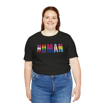 HUMAN Pride Flag - T-Shirt