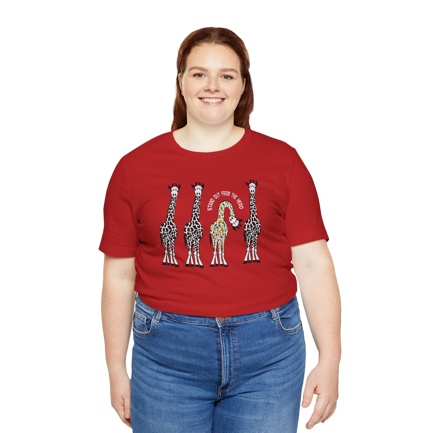 Giraffe - Stand Out From the Herd | Adult Tee