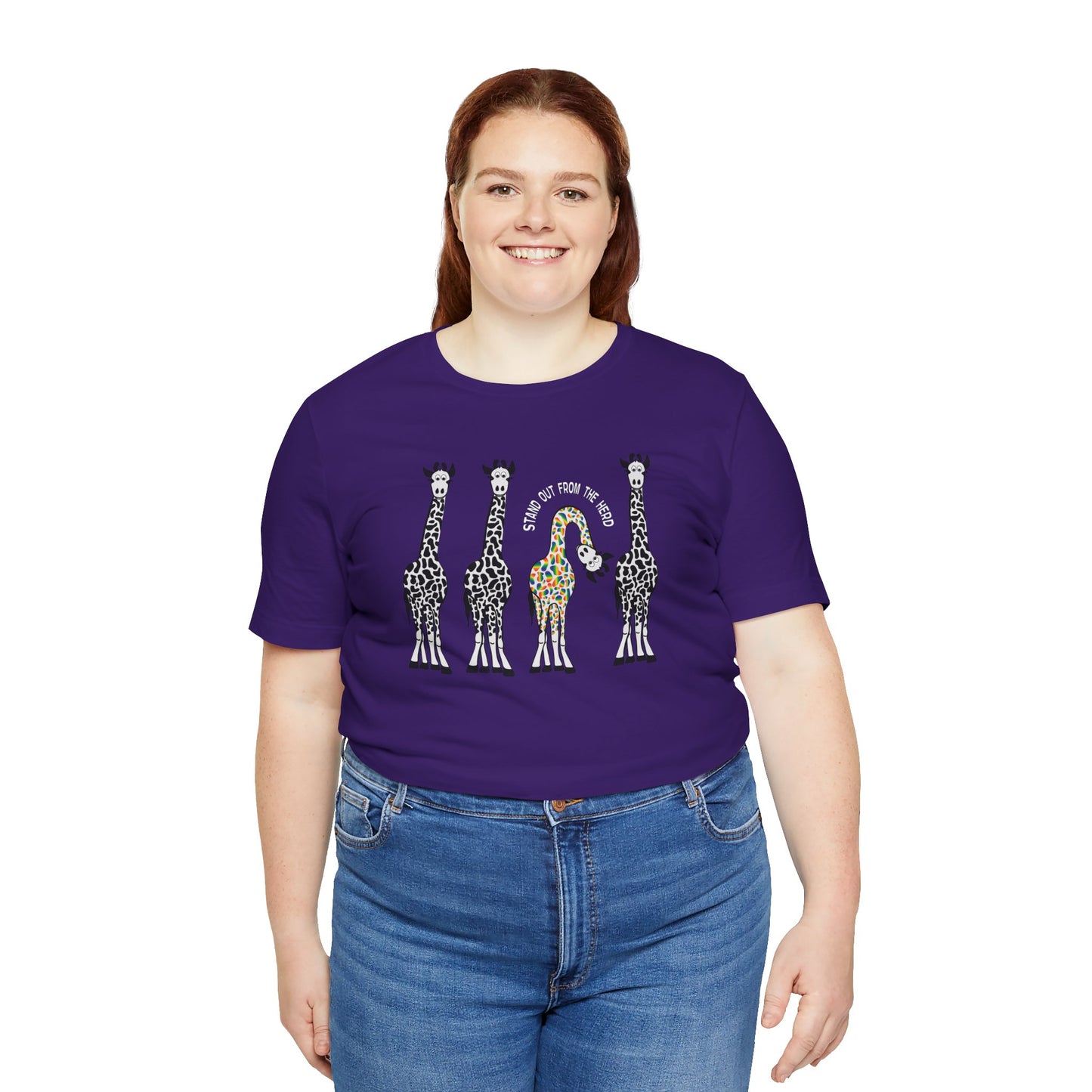 Giraffe - Stand Out From the Herd | Adult Tee