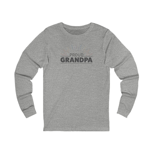 Proud Grandpa | Adult Long Sleeve T-Shirt