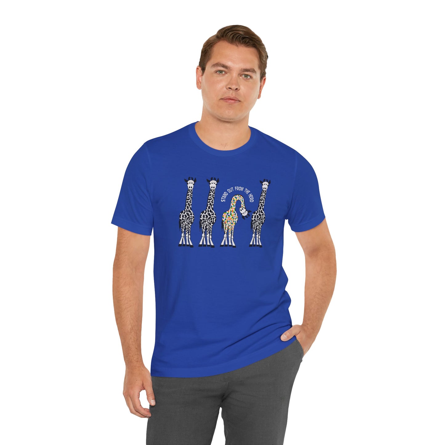 Giraffe - Stand Out From the Herd | Adult Tee