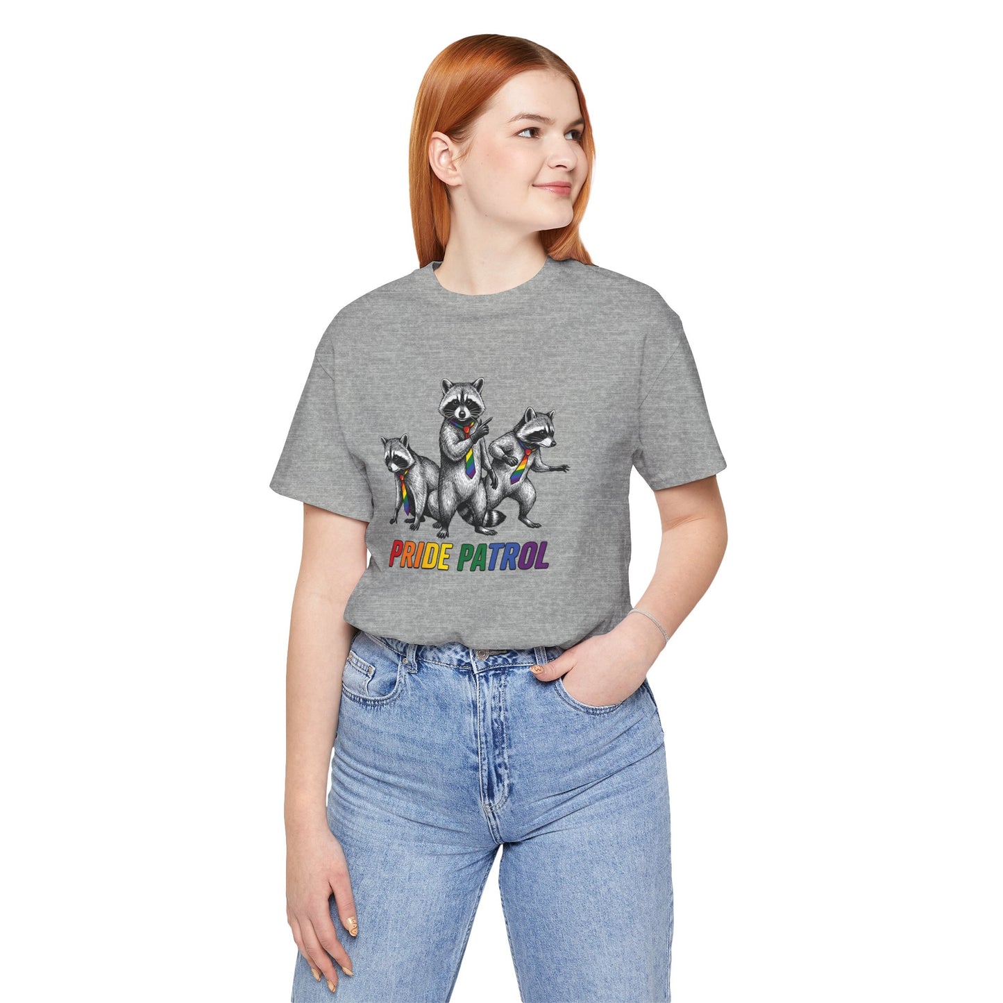 Rainbow Raccoon Pride Patrol — Adult Tee