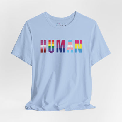 HUMAN Pride Flag - T-Shirt