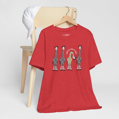 Giraffe - Stand Out From the Herd | Adult Tee