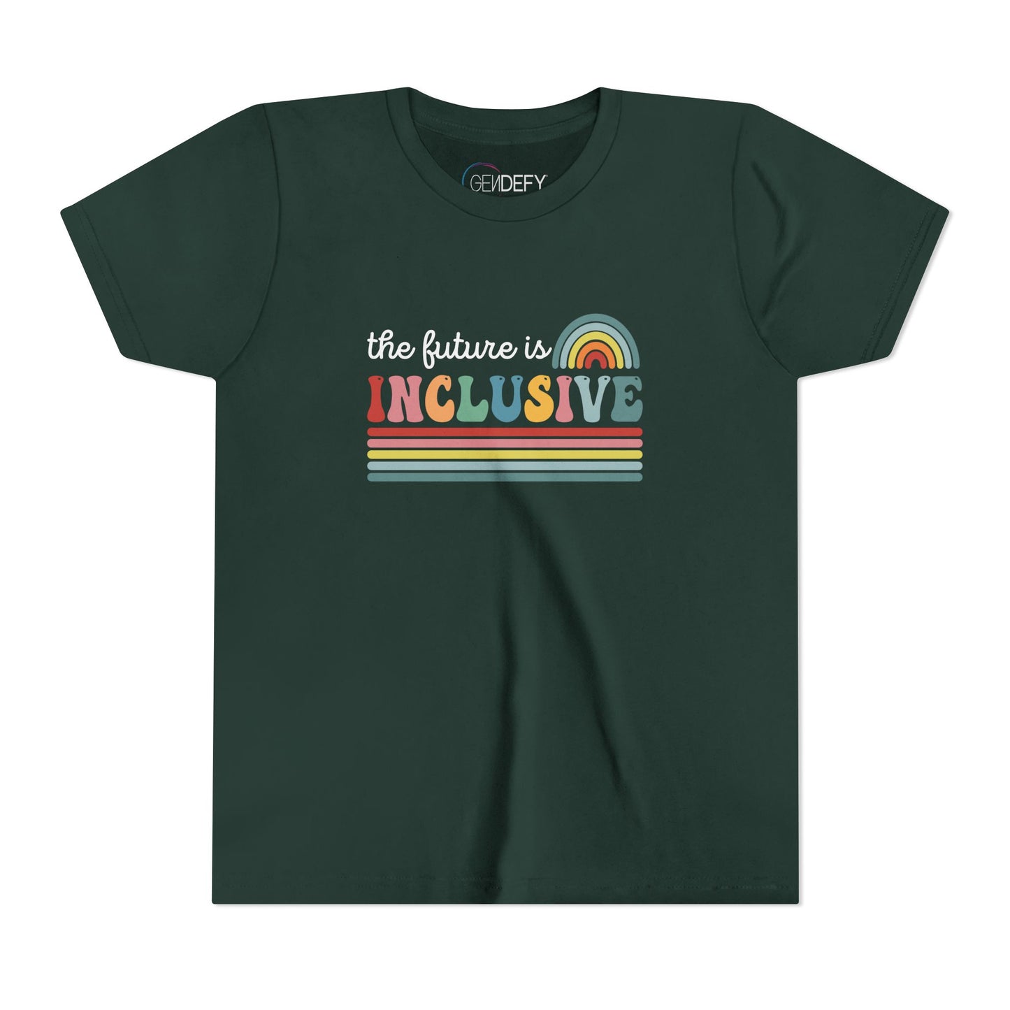 The Future Is Inclusive with Rainbow | Youth T-Shirt