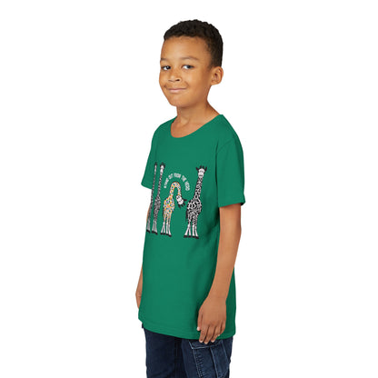 Stand Out From the Herd Rainbow Giraffe | Youth Shirt