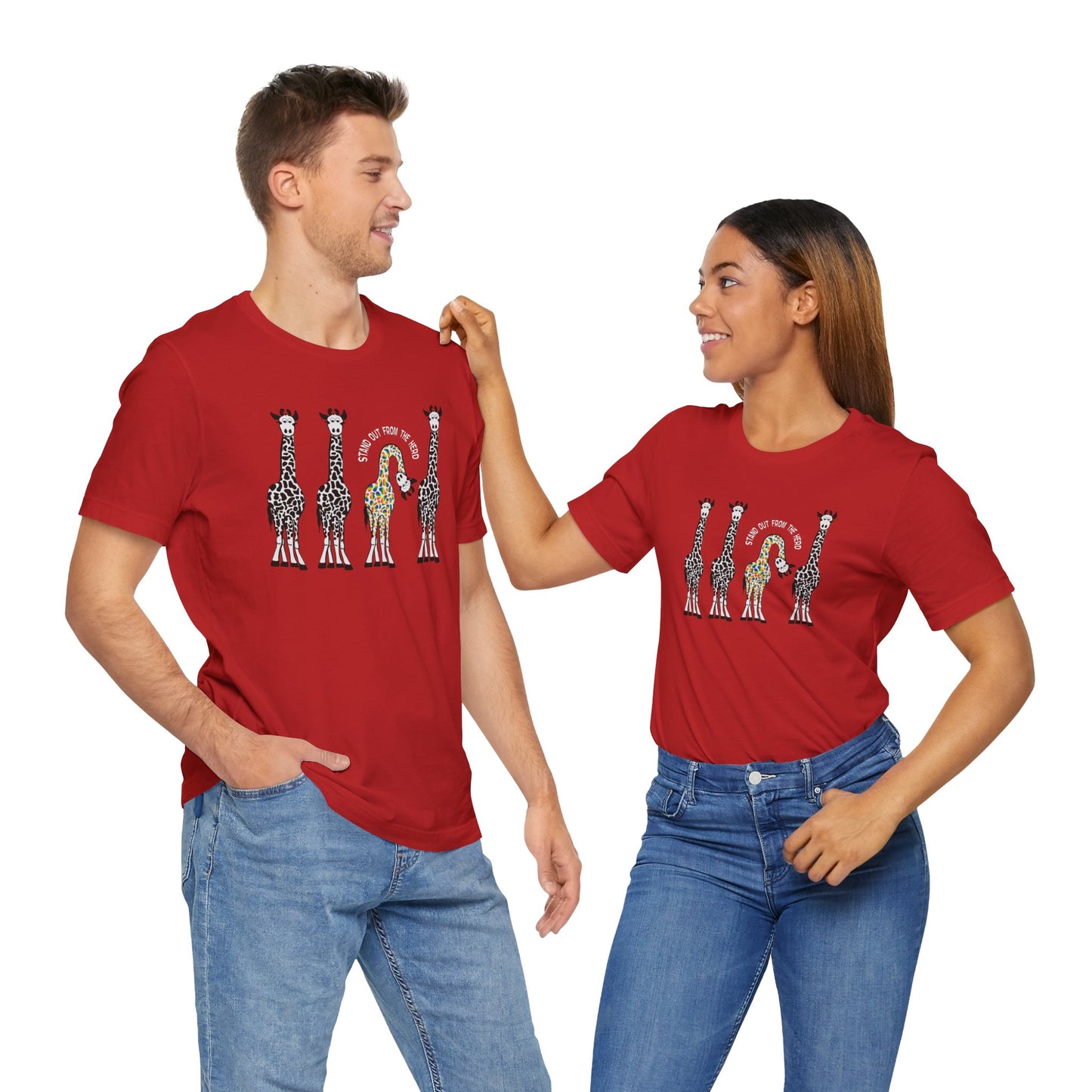 Giraffe - Stand Out From the Herd | Adult Tee