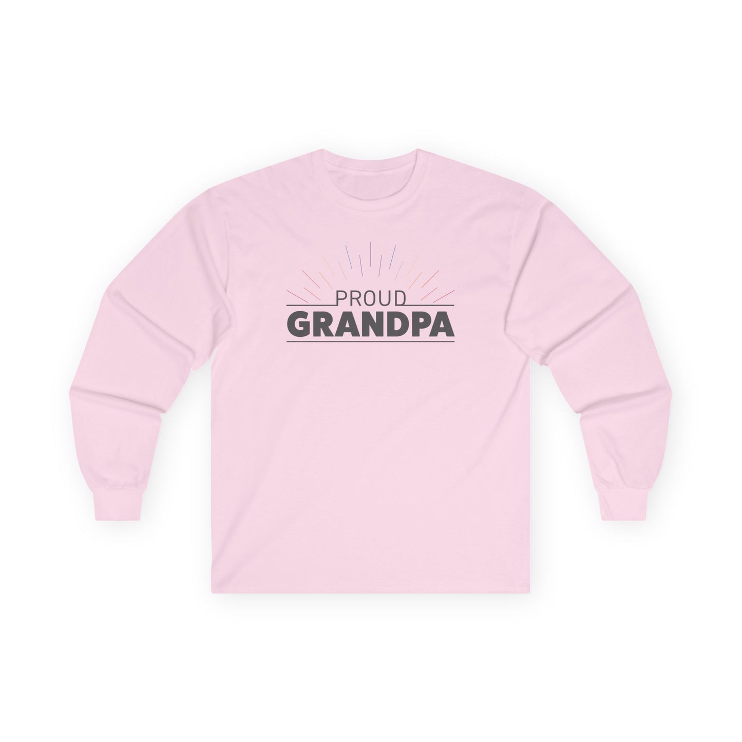 Proud Grandpa Long Sleeve Tee - Unisex Ultra Cotton Shirt for Father's Day