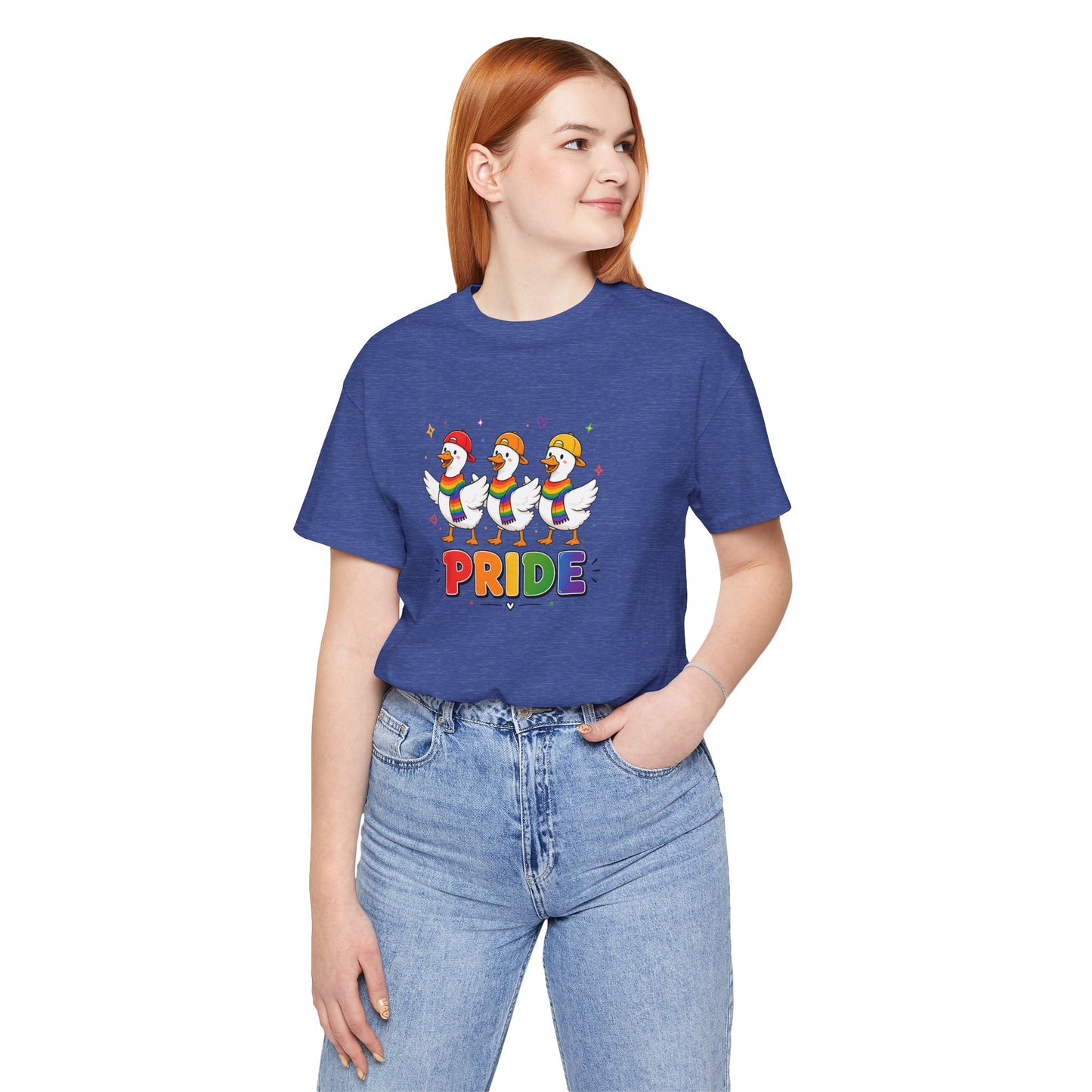 PRIDE Flock Rainbow Geese | Adult Tee