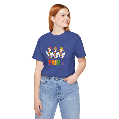 PRIDE Flock Rainbow Geese | Adult Tee