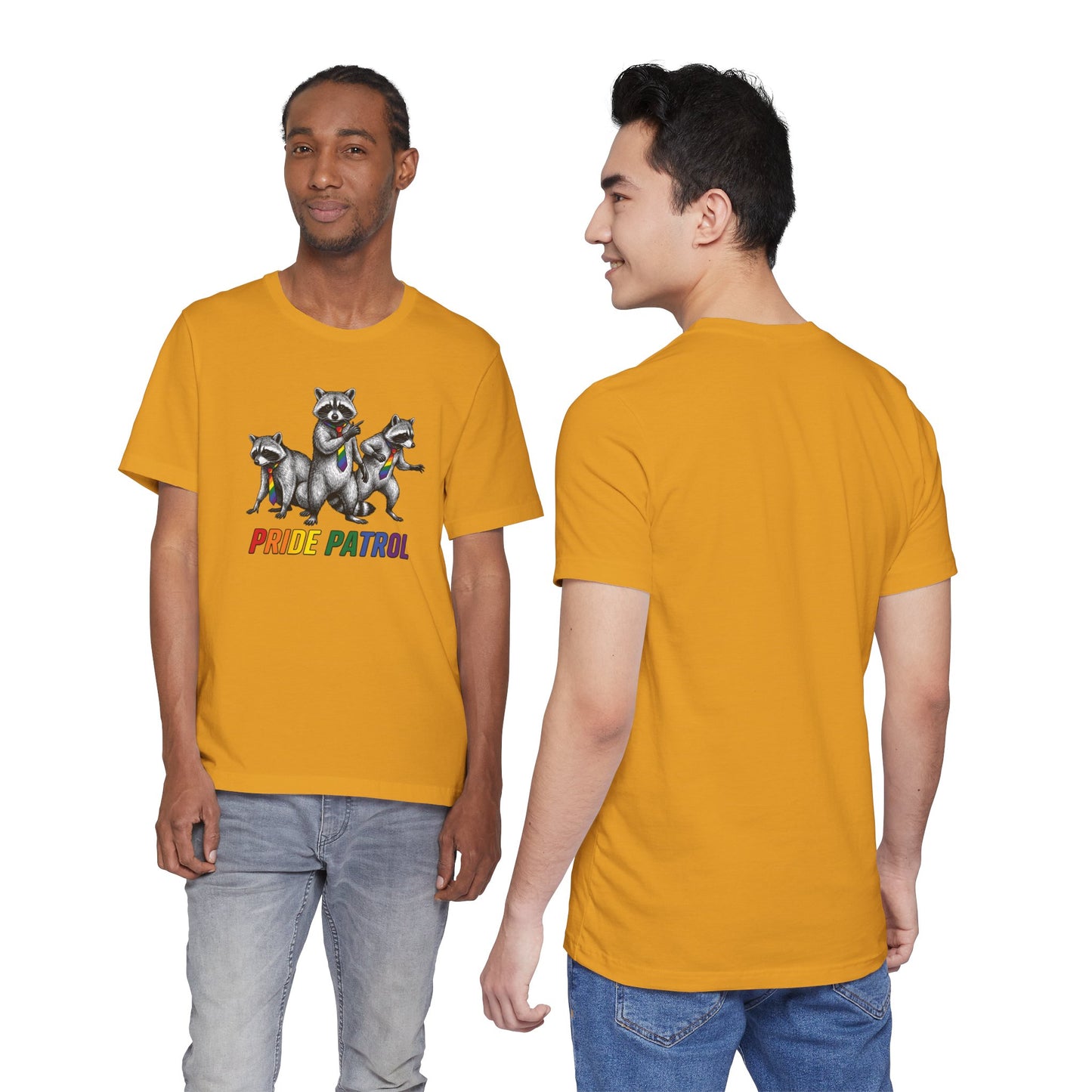 Rainbow Raccoon Pride Patrol — Adult Tee