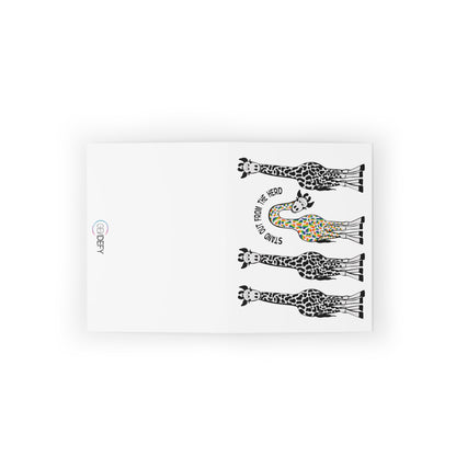 Stand Out From the Herd Giraffes | Greeting Cards