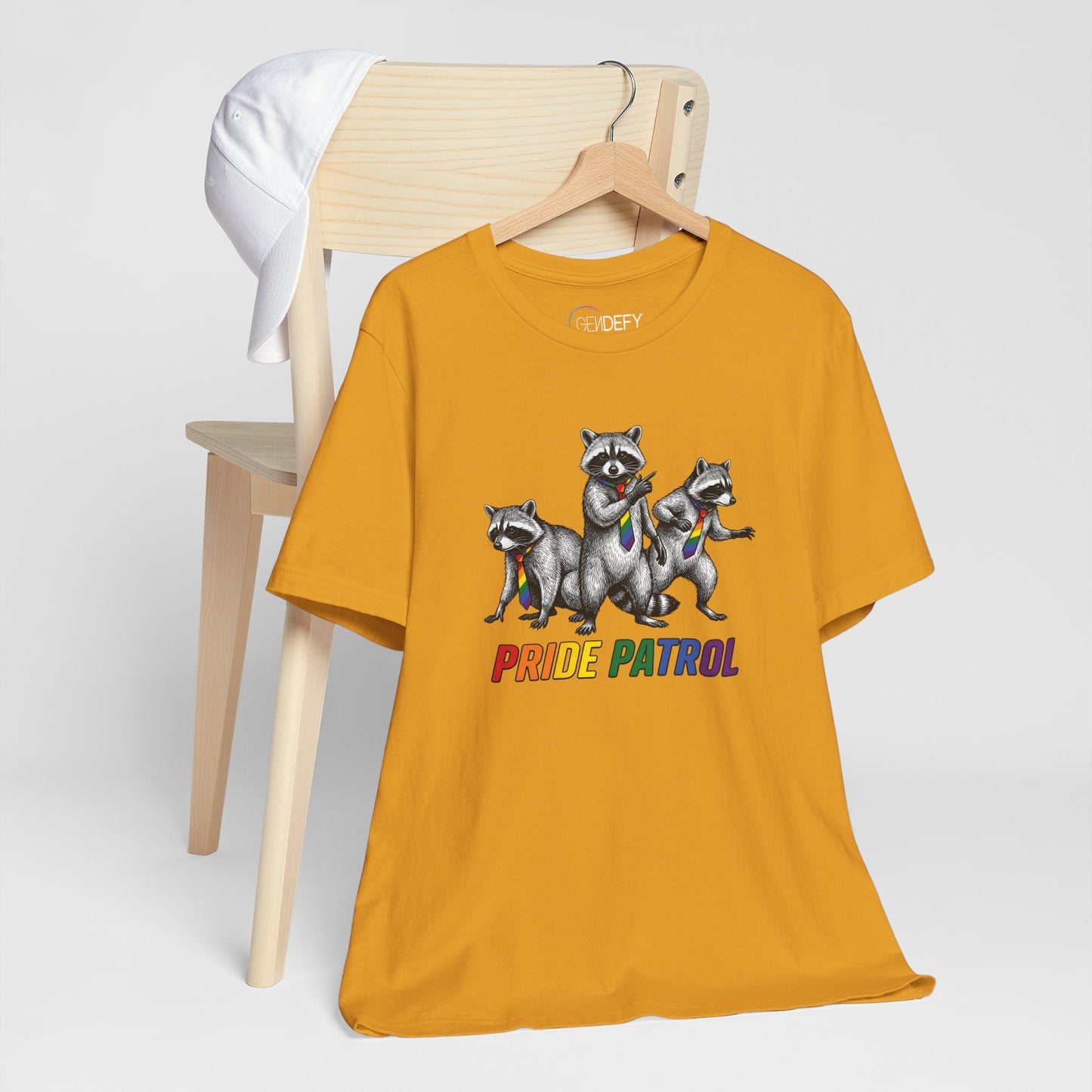 Rainbow Raccoon Pride Patrol — Adult Tee