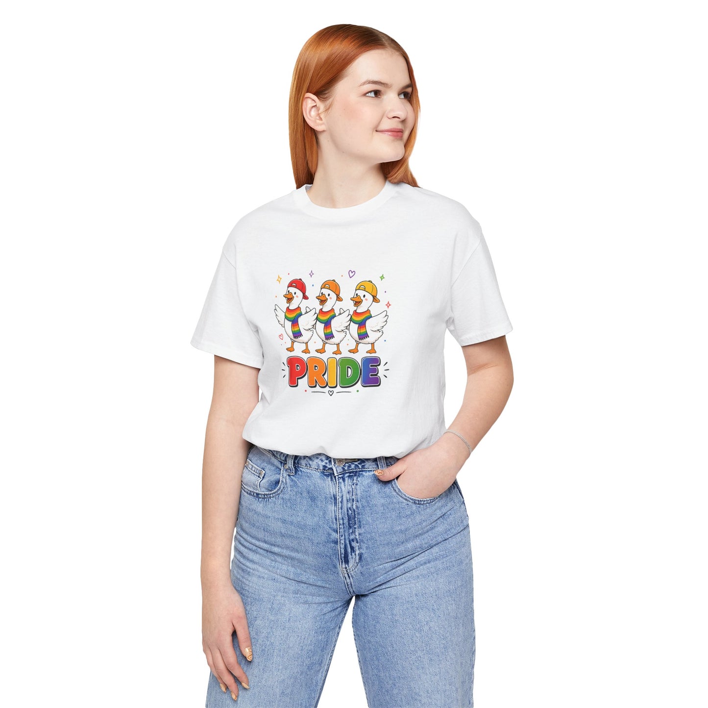 PRIDE Flock Rainbow Geese | Adult Tee