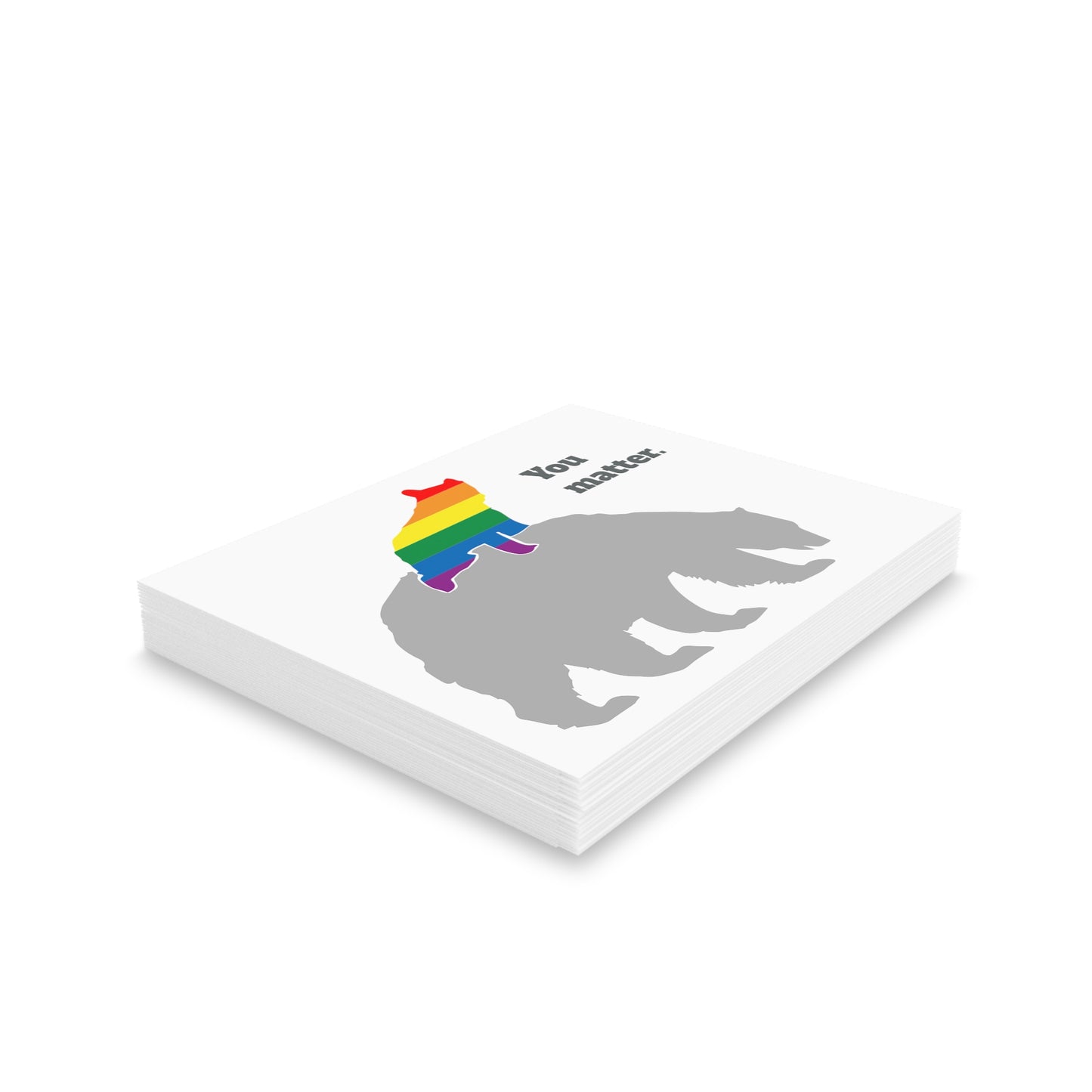 You Matter Papa & Baby Bear | Greeting Cards