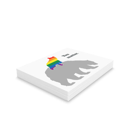 You Matter Papa & Baby Bear | Greeting Cards