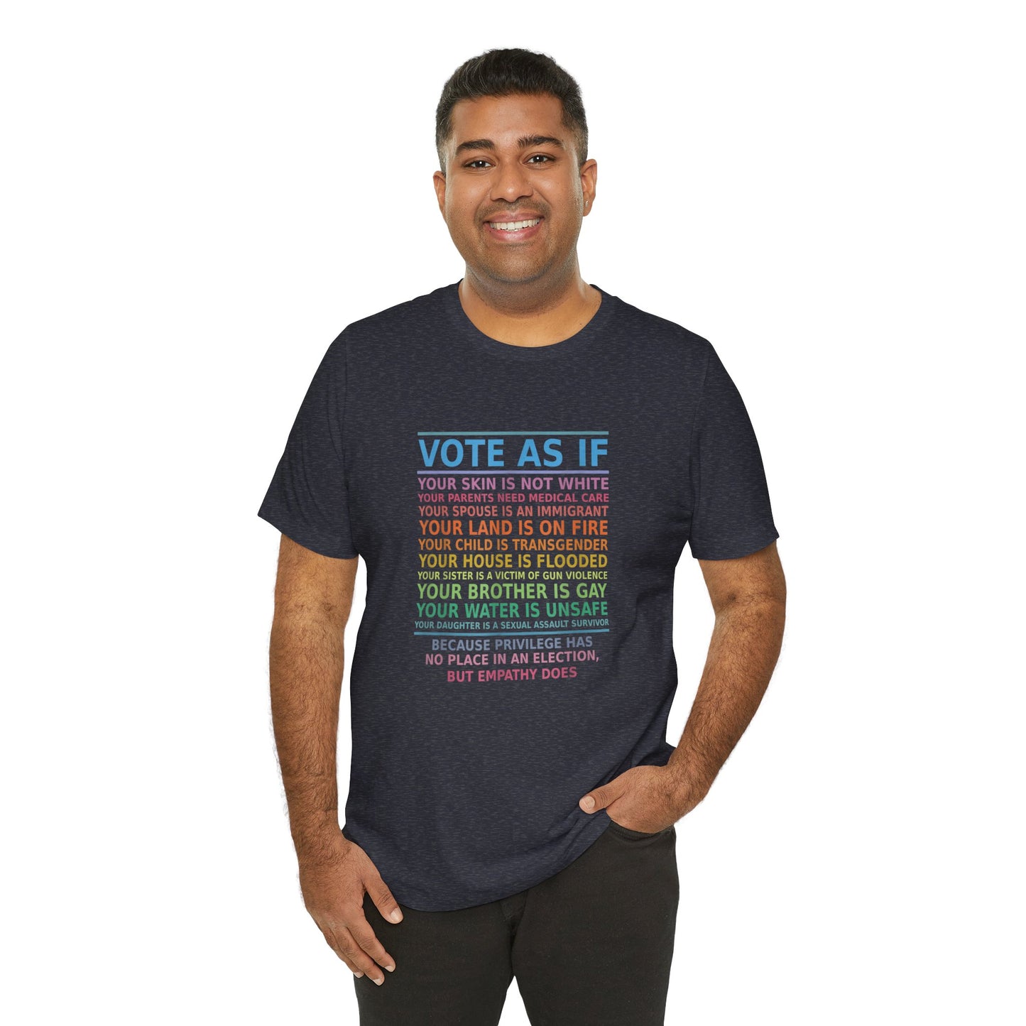 Vote With Empathy | Adult T-Shirt