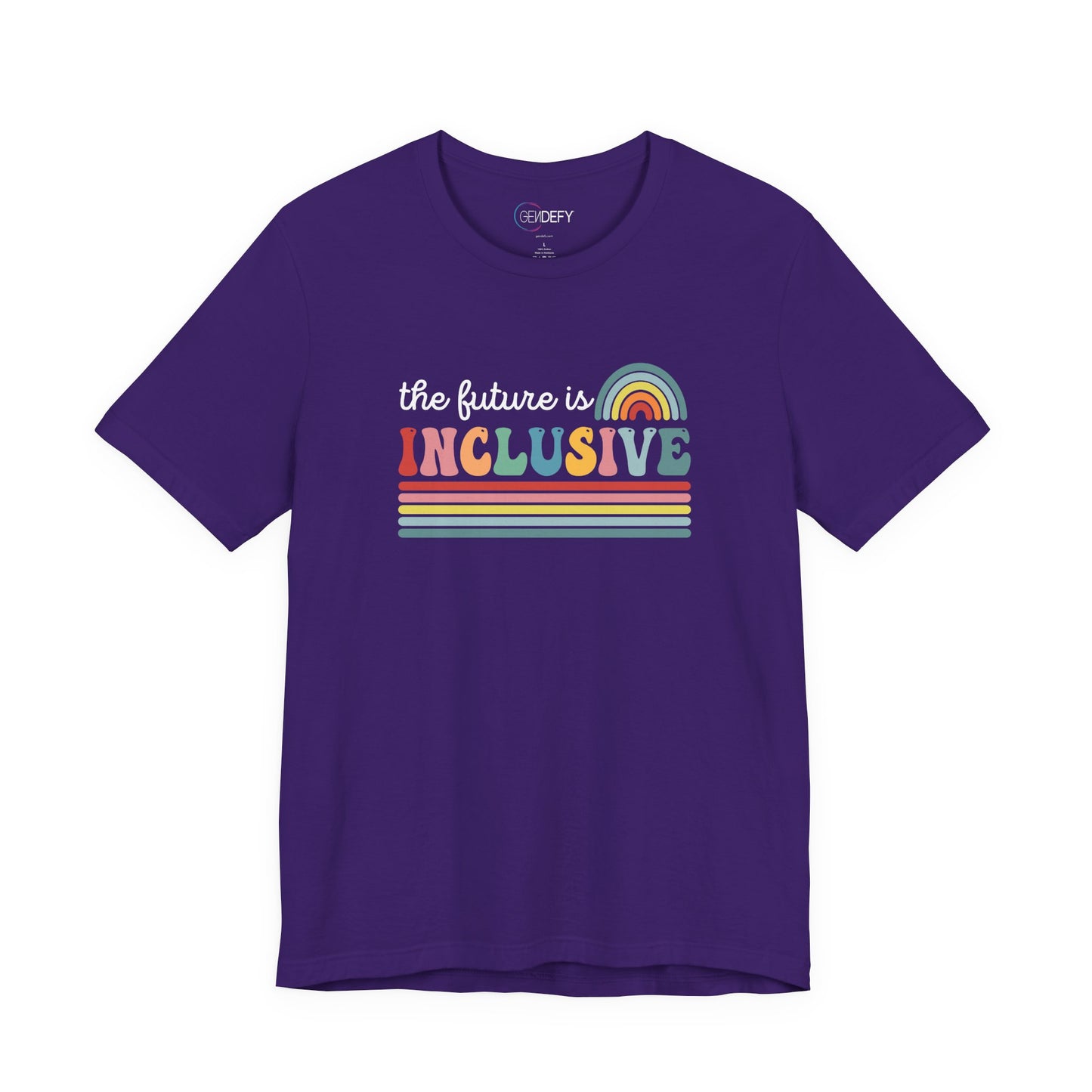The Future Is Inclusive with Rainbow | Adult T-Shirt