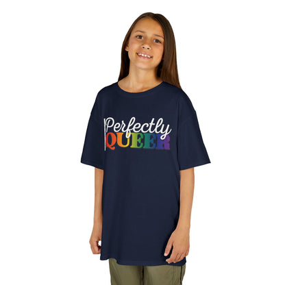 Let Me Be Perfectly Queer | Kids Heavy Cotton T-Shirt