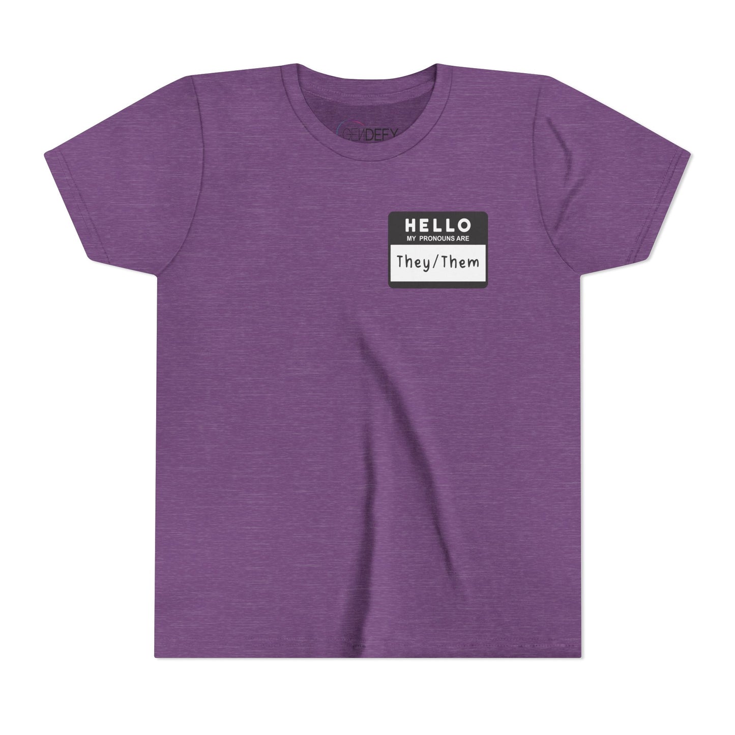 Hello, My Pronouns Are They/Them | Youth T-Shirt