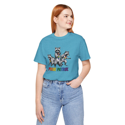 Rainbow Raccoon Pride Patrol — Adult Tee