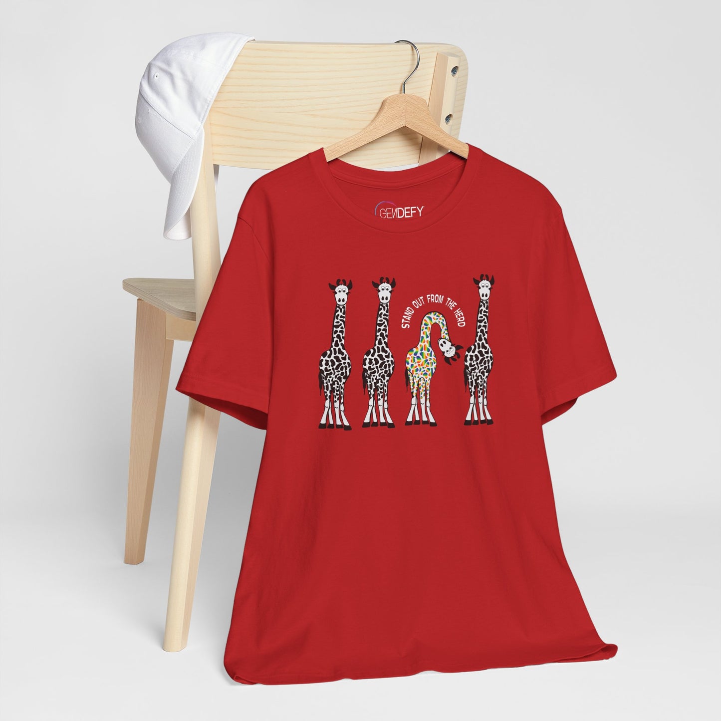 Giraffe - Stand Out From the Herd | Adult Tee