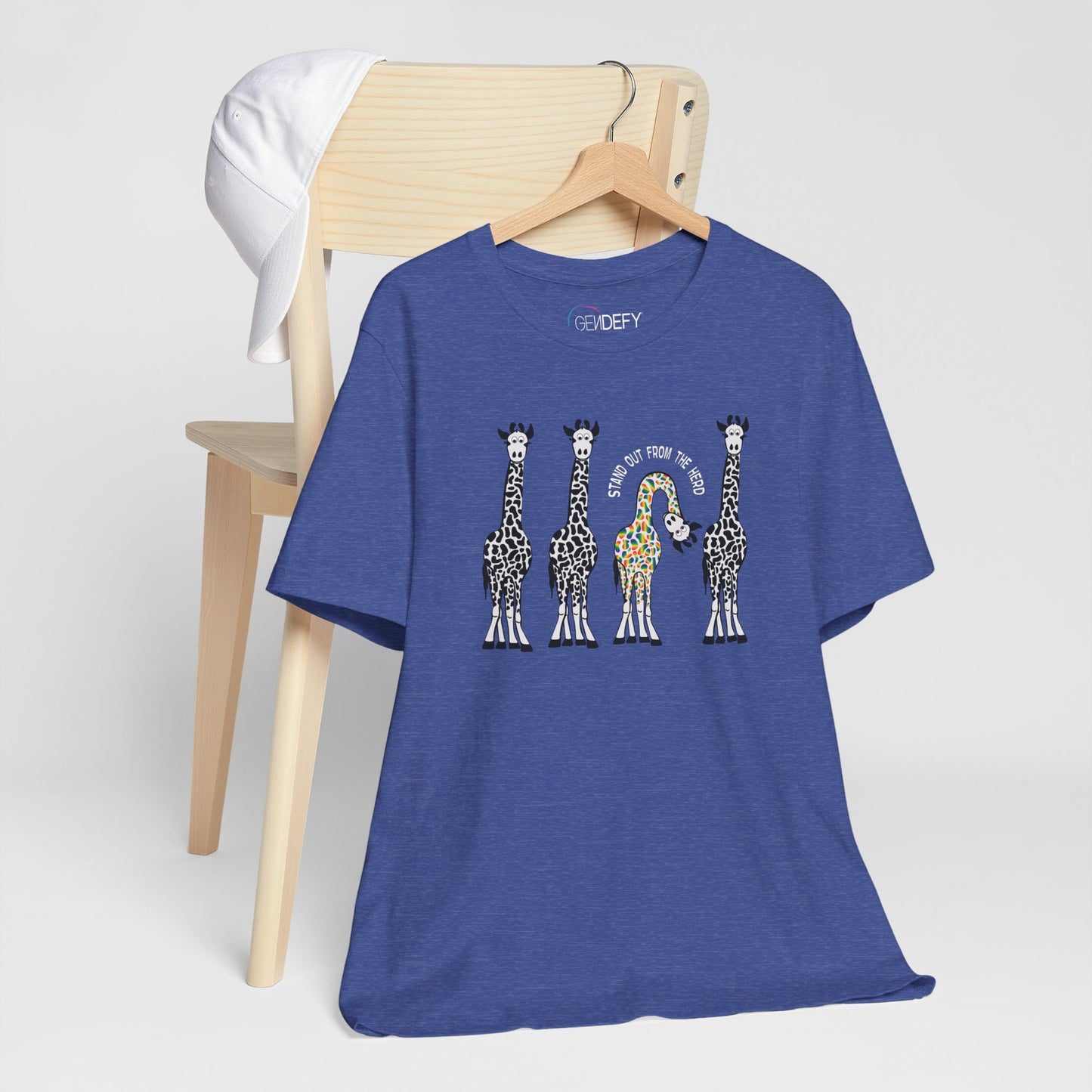 Giraffe - Stand Out From the Herd | Adult Tee