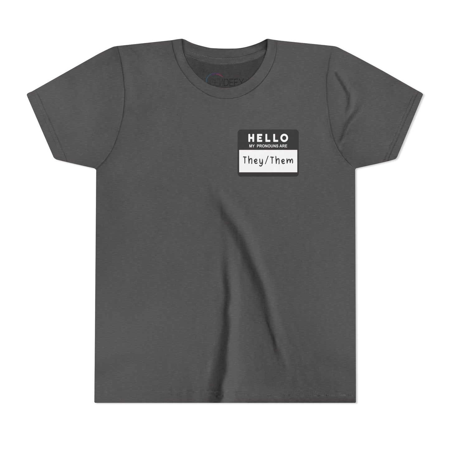 Hello, My Pronouns Are They/Them | Youth T-Shirt