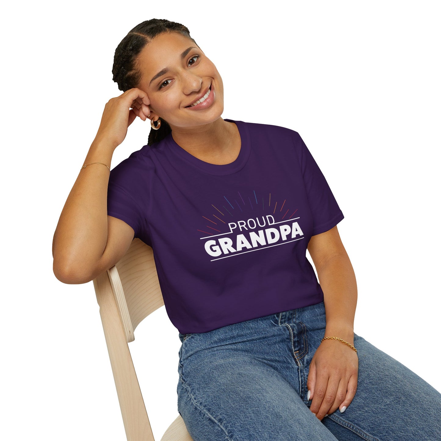 Proud Grandpa | Softstyle T-Shirt