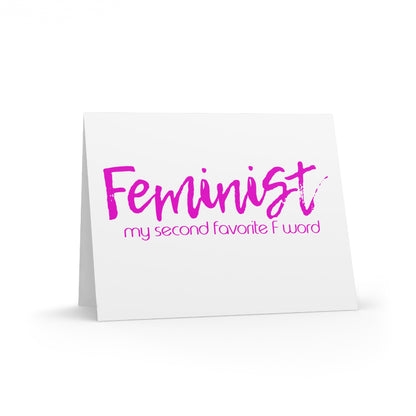 Feminist - Second Favorite F Word | Greeting Cards