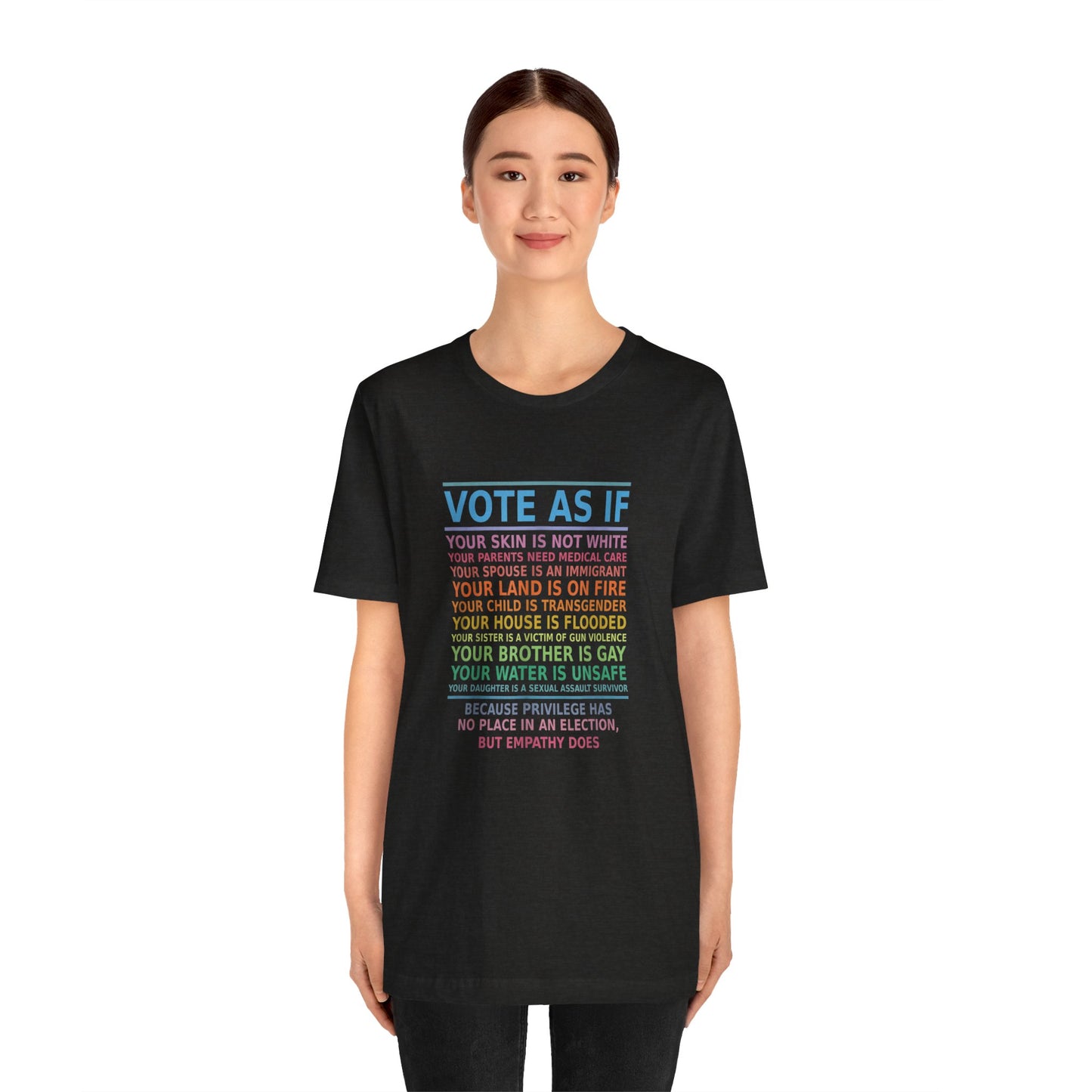 Vote With Empathy | Adult T-Shirt