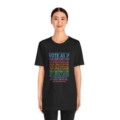 Vote With Empathy | Adult T-Shirt
