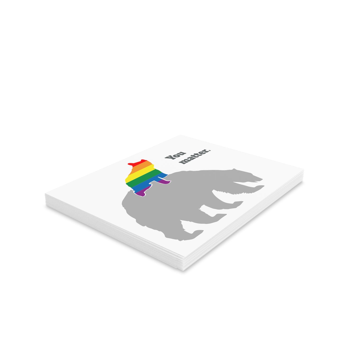 You Matter Papa & Baby Bear | Greeting Cards