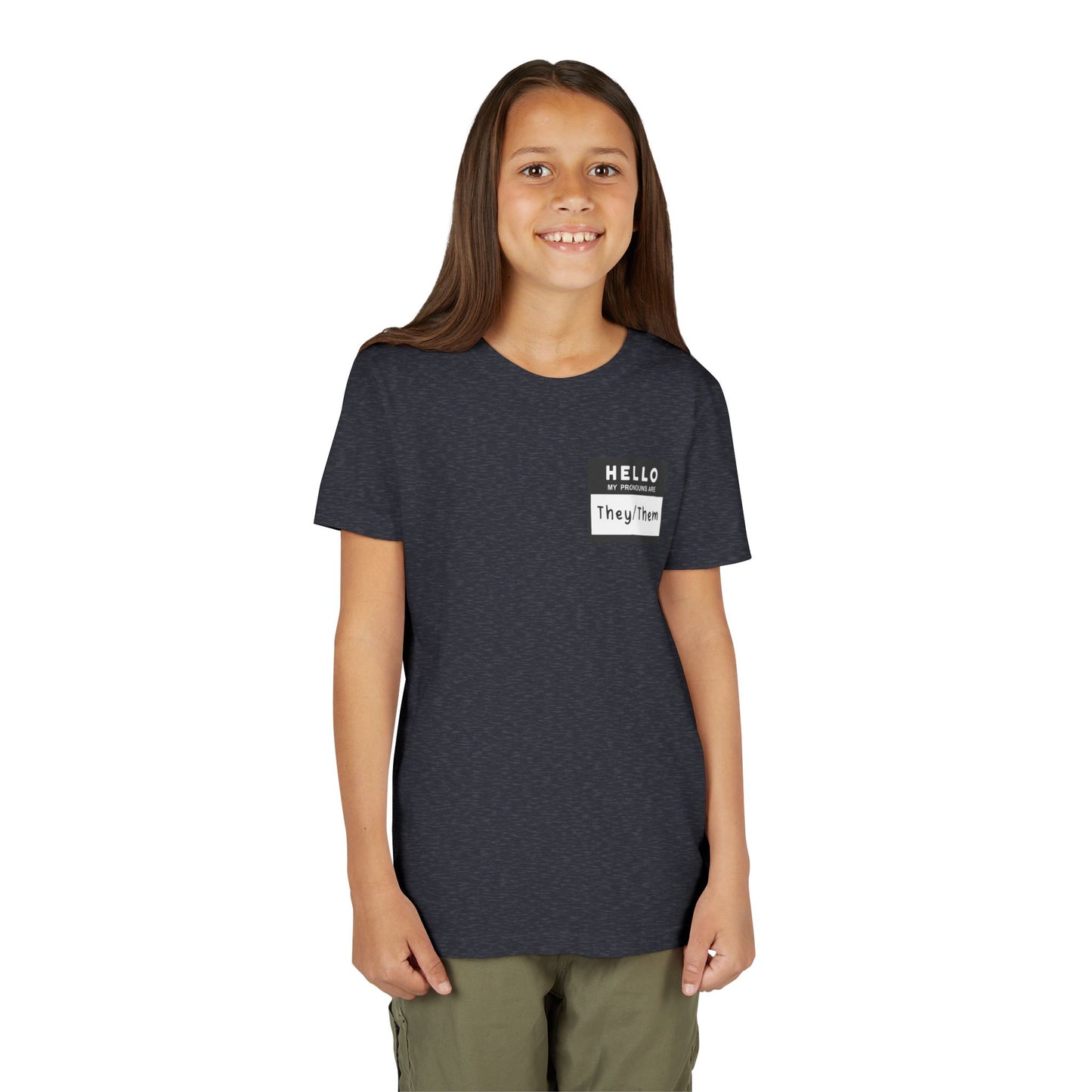 Hello, My Pronouns Are They/Them | Youth T-Shirt