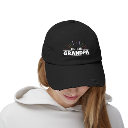 Proud Grandpa | Distressed Hat