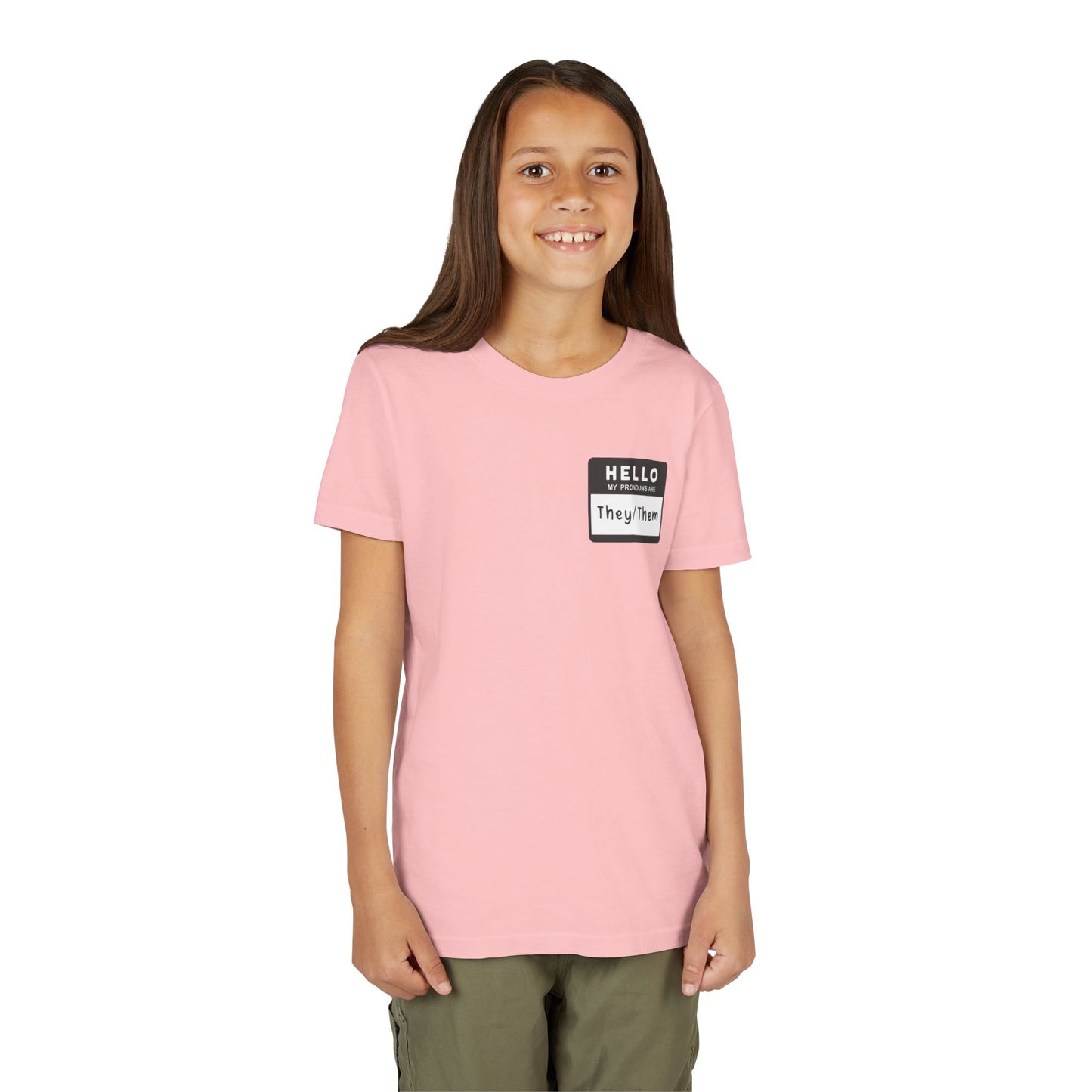 Hello, My Pronouns Are They/Them | Youth T-Shirt