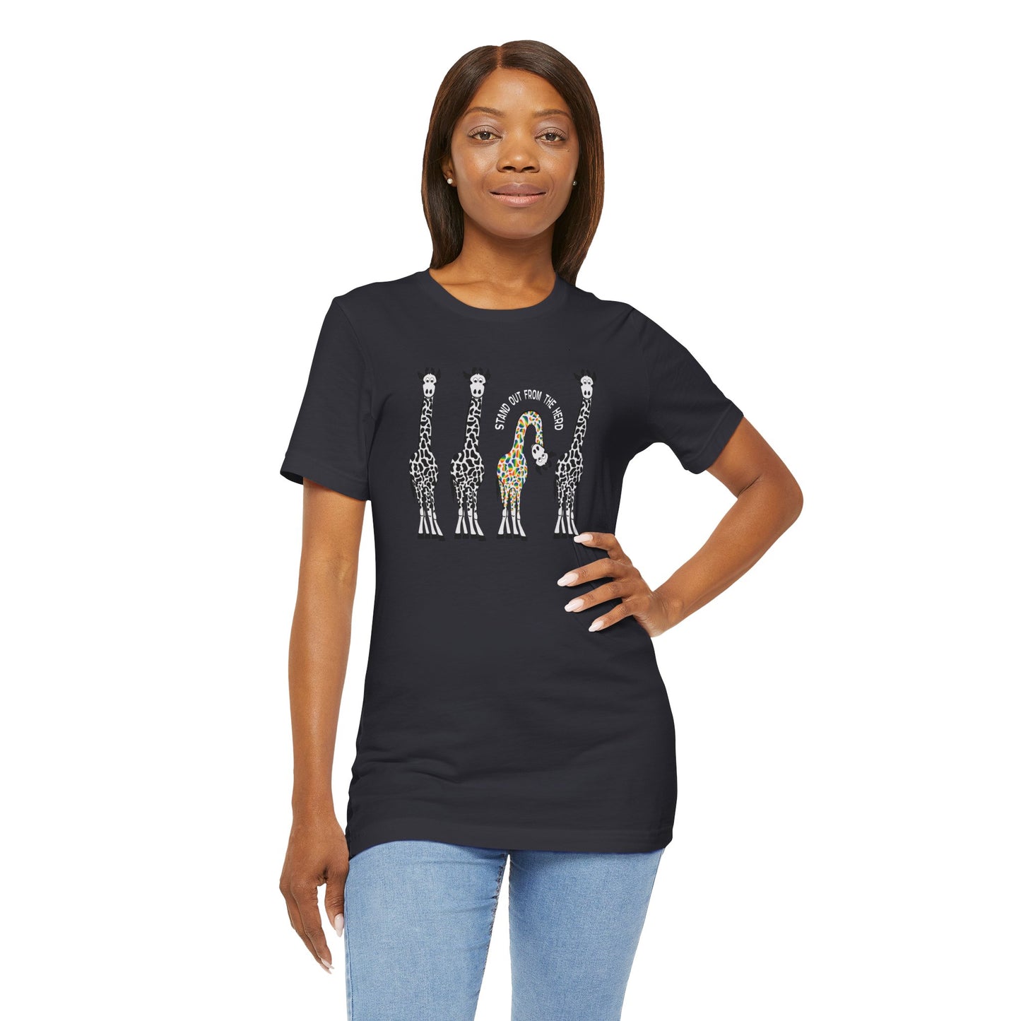 Giraffe - Stand Out From the Herd | Adult Tee