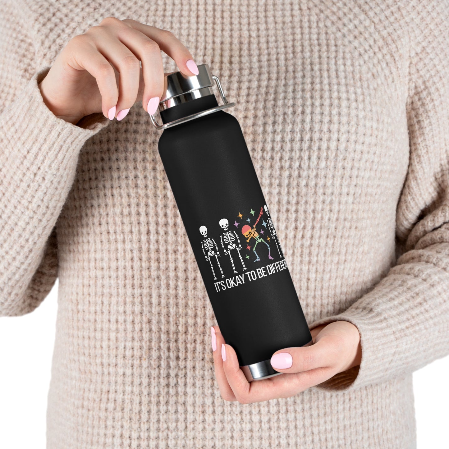 It’s OK to Be Different | Copper Vacuum Insulated Bottle (22oz)