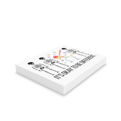 Dancing Skeletons - It's Ok To Be Different | Greeting Cards