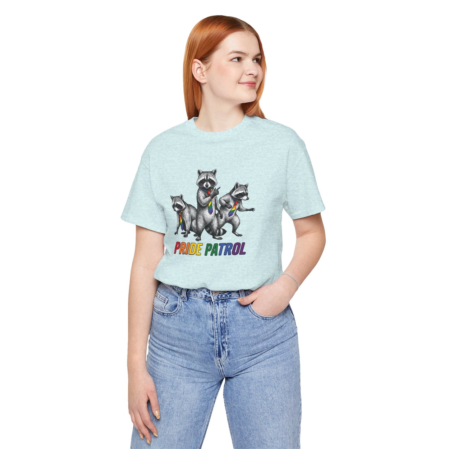Rainbow Raccoon Pride Patrol — Adult Tee